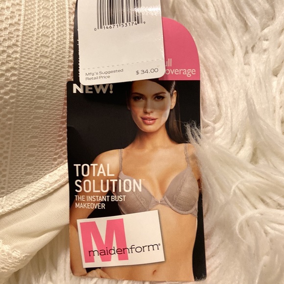 MaidenForm Women Bra brand new with tags size 38D full coverage - Picture 5 of 9